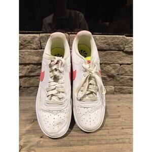 Size 8.5 - Nike Court Vision Low White Sea Coral W